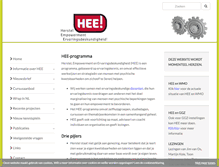 Tablet Screenshot of hee-team.nl